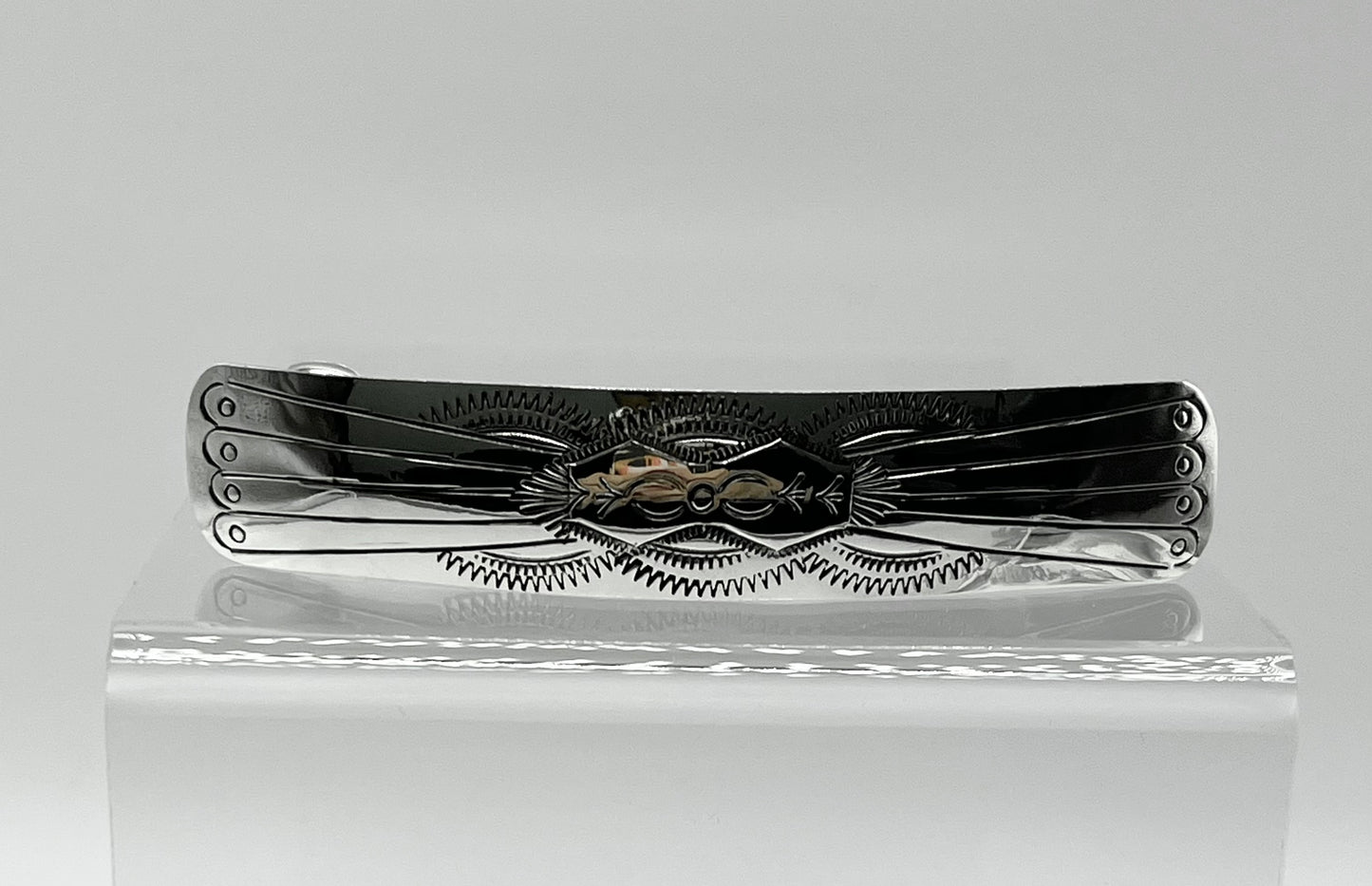 Large Sterling Silver Barrette