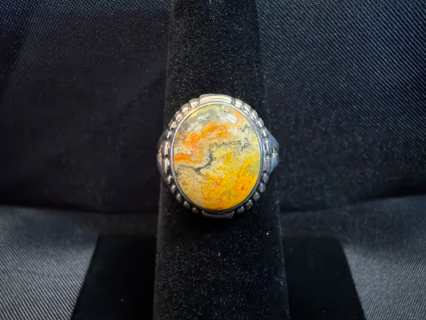 Bumble Bee/Sterling Silver Ring (Size 5 1/2)
