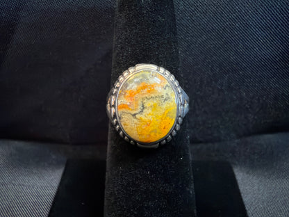 Bumble Bee/Sterling Silver Ring (Size 5 1/2)