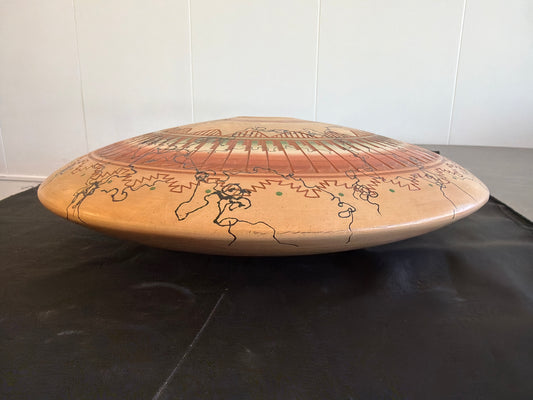 Horsehair Pottery - Large/Flat
