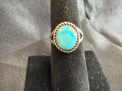 Turquoise/Sterling Silver Ring (6 3/4)