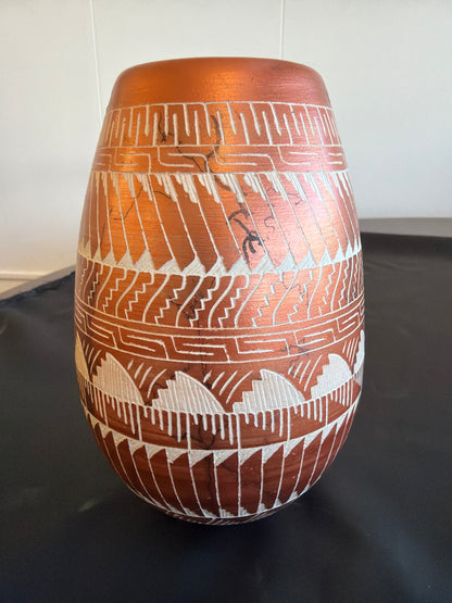 Horsehair Pottery - Copper