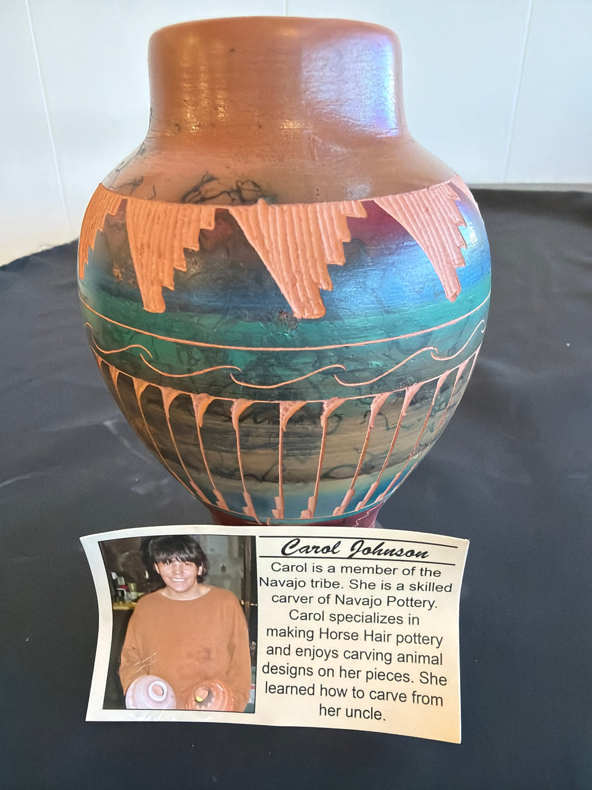 Horsehair Pottery- Carol J. (Navajo)