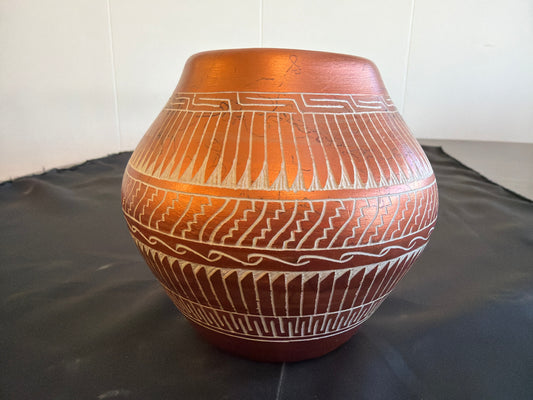 Horsehair Pottery - Copper