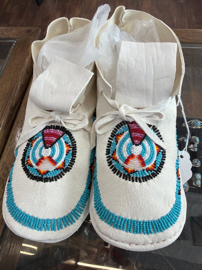 Beaded Moccasins Sz