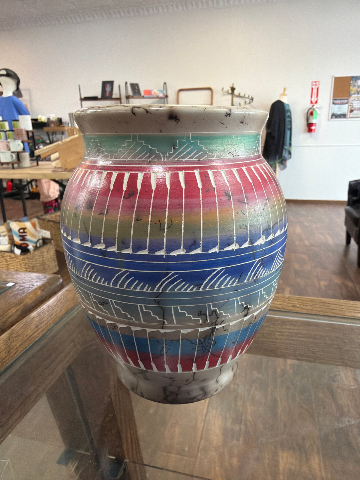 Pottery by Fannie Whitegoat (Navajo)