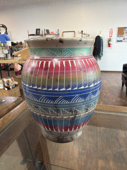 Pottery by Fannie Whitegoat (Navajo)