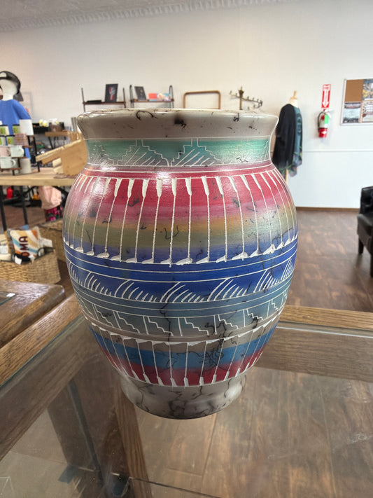 Pottery by Fannie Whitegoat (Navajo)