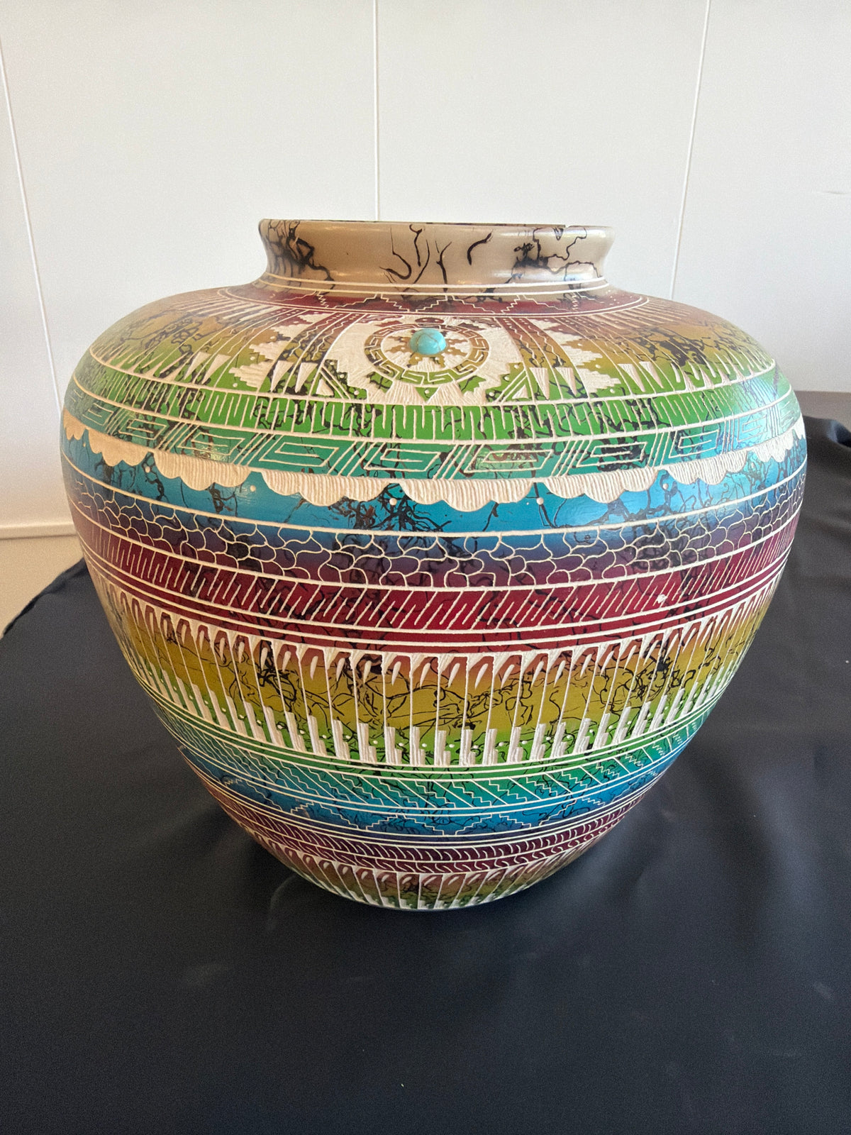 Horsehair Pottery- Mayron Charlie (Navajo)