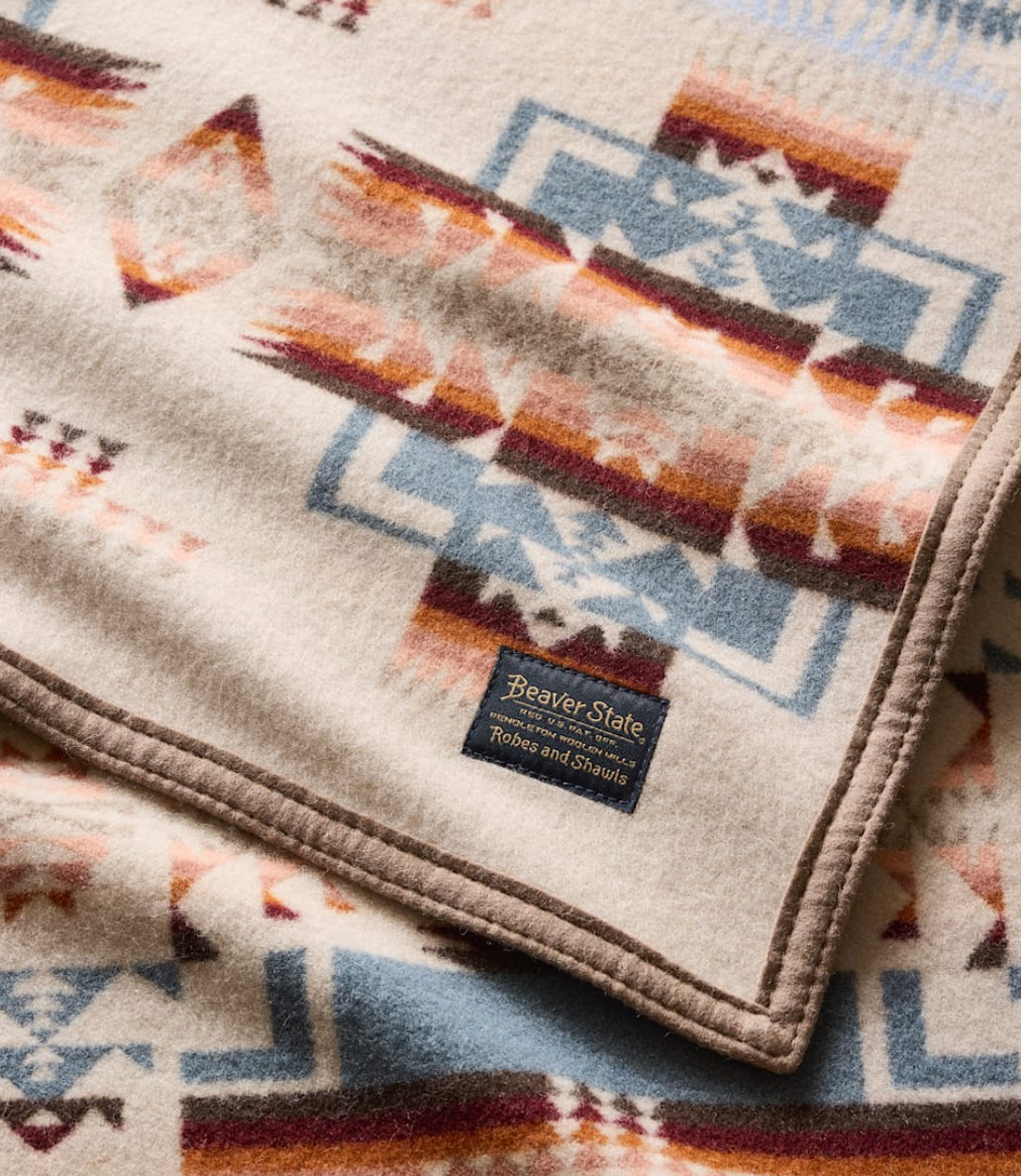 Pendleton Chief Joseph Crib Blanket; Rosewood