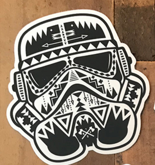 NTVS Stickers Tribe Trooper 4”