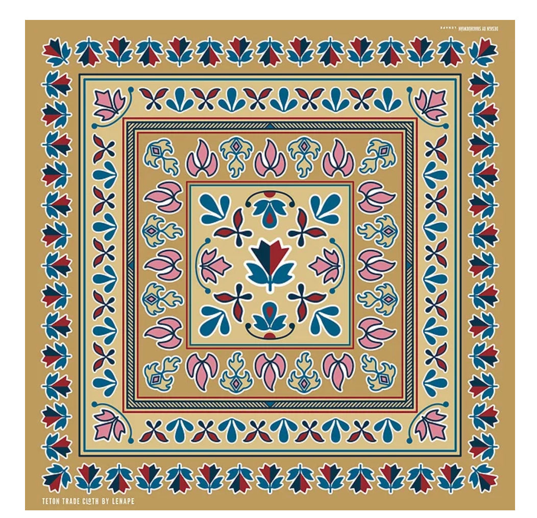 Teton Lenape Floral Bandana