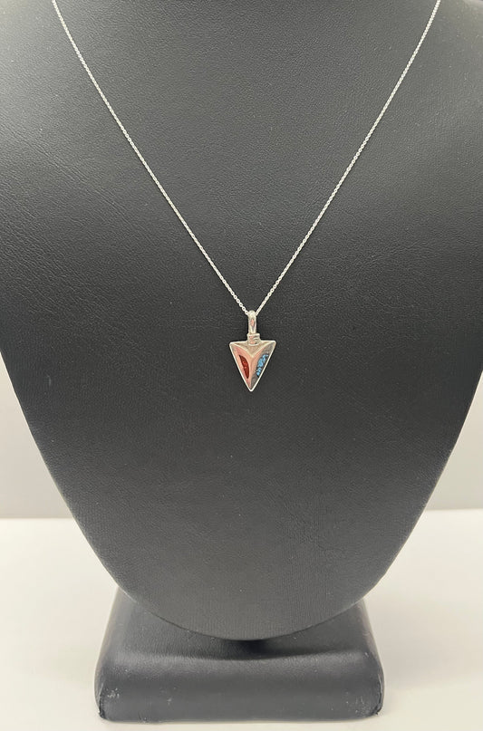 Sterling Silver Arrowhead Pendant with chain