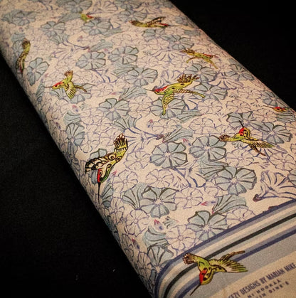 Teton Cotton Fabric; Hummingbird by Marian Mike