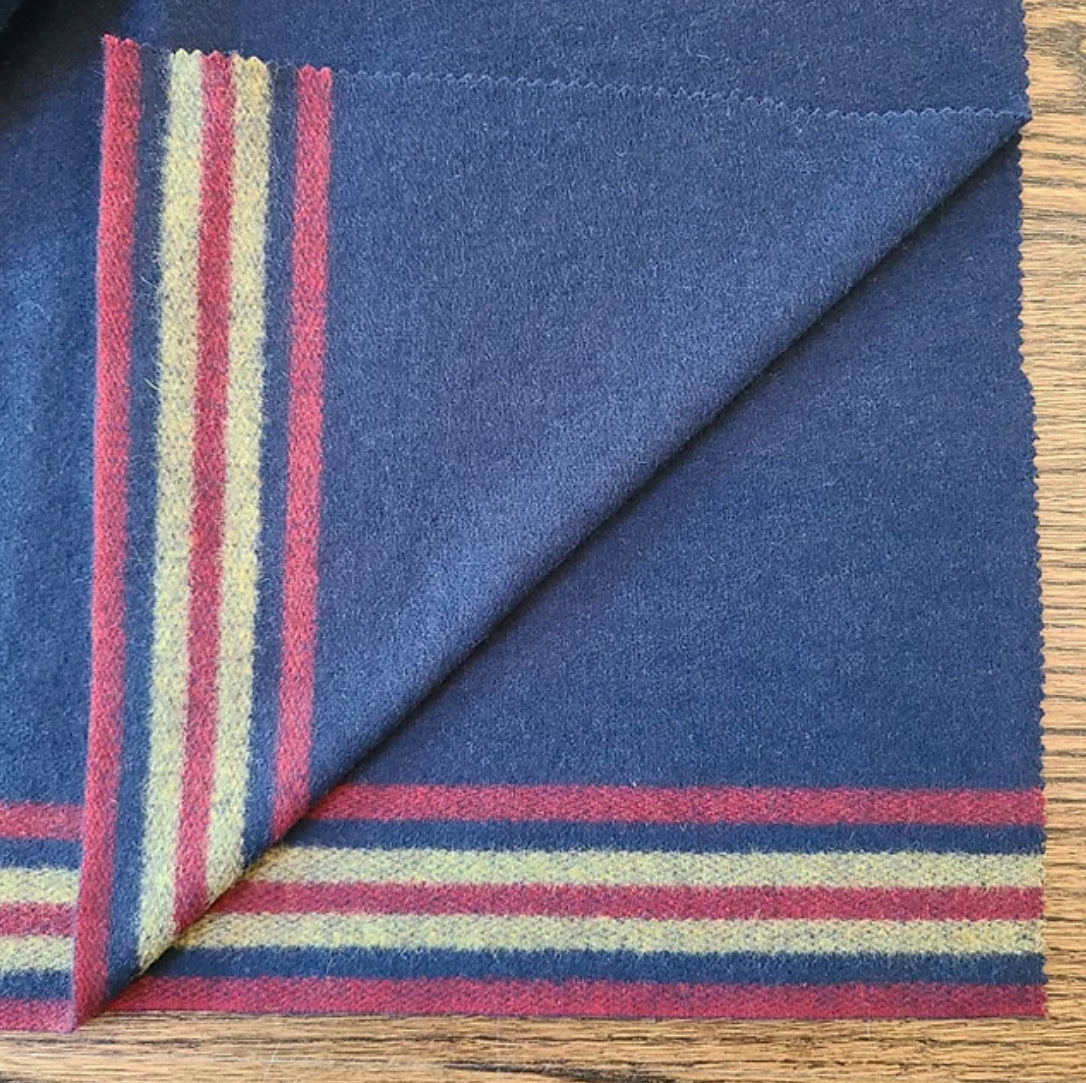 Teton Trade Cloth 7 Band Broadcloth; Navy