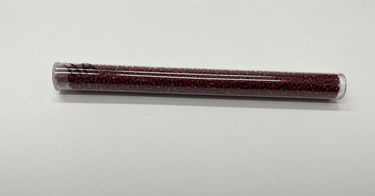 11 Seed Beads #11A Silver Lined Dark Red