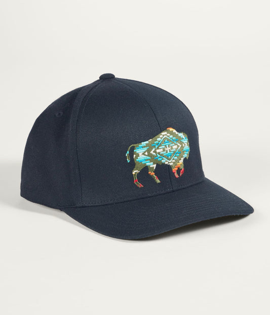 Pendleton Embroidered Bison Hat;    Black