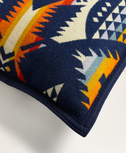 Pendleton Jaquard Pillow; Nehalem Navy