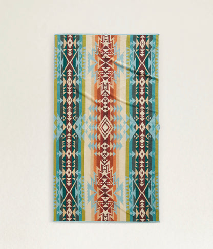 Pendleton Spa Towel; Highland Peak Aqua