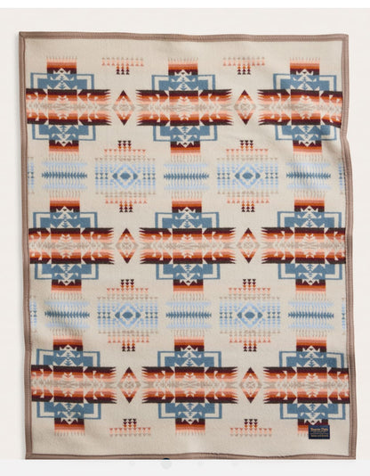 Pendleton Chief Joseph Crib Blanket; Rosewood