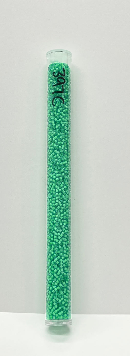 11 Seed Beads #397C Double Mint Green