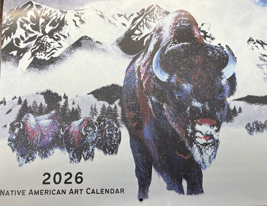 2026 Native American Art Calendar