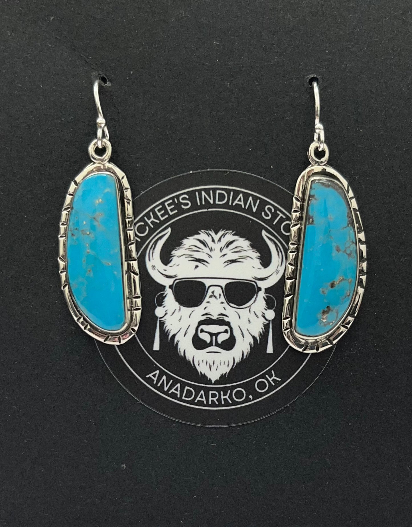 Turquoise and Silver Earrings