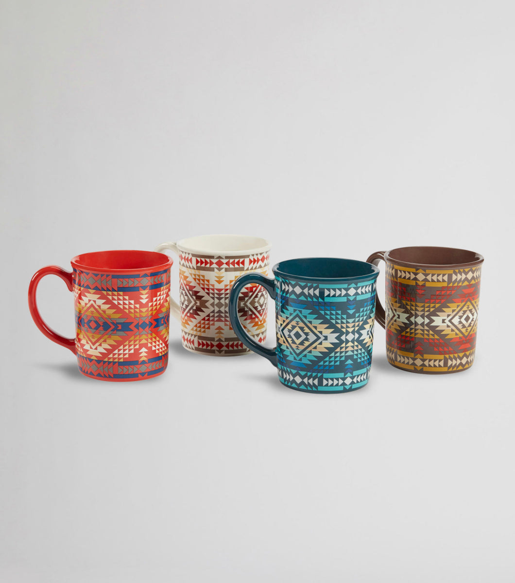 Pendleton Smith Rock Ceramic Mug Set of 4 – McKees’s Indian Store