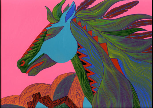 Traci Rabbit Coffee Mug; Spirit Horse