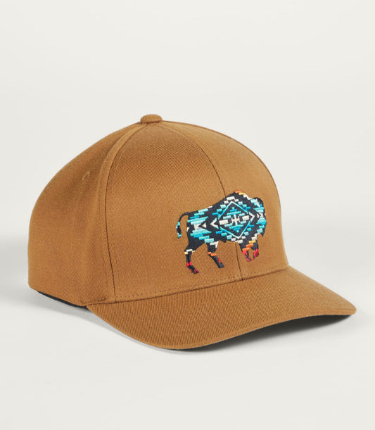 Pendleton Embroidered Bison Hat;  Taupe