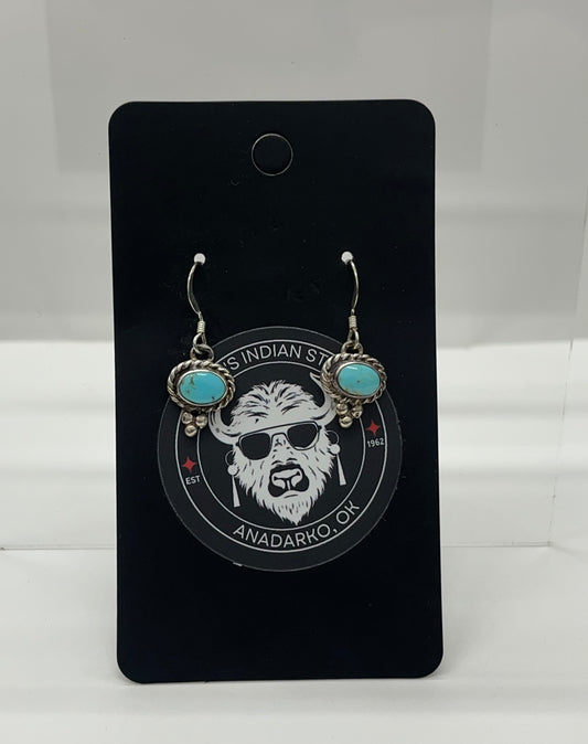 Turquoise and Sterling Silver Earrings