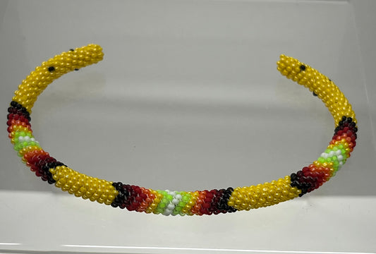 Beaded Bracelet; Gold
