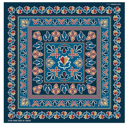 Teton Lenape Floral Bandana