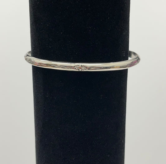 Stamped German Silver Bracelet