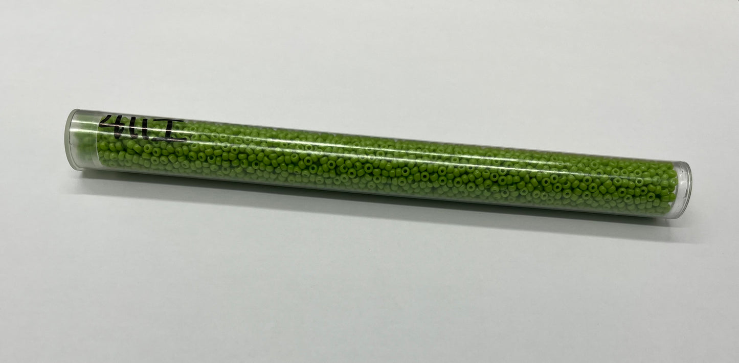 11 Seed Beads #411I Apple Green