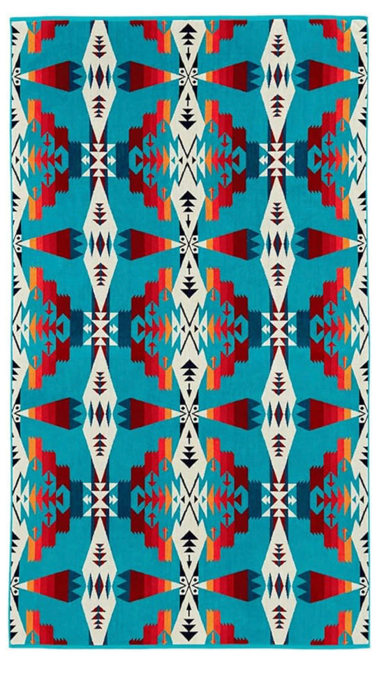 Pendleton Spa Towel Tucson Turquoise