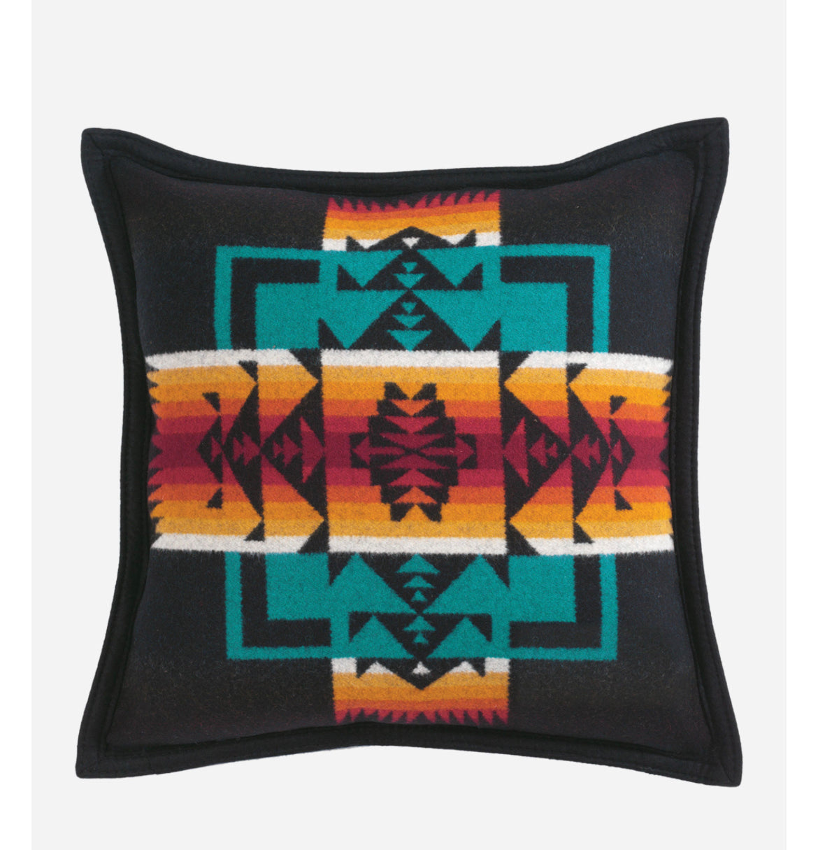 Pendleton Chief Joseph Pillow Black 16"x16"