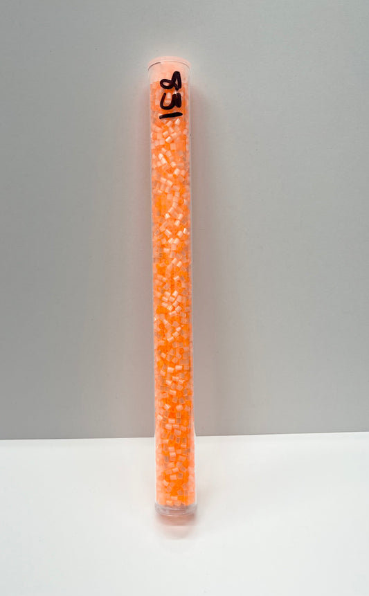 11 Seed Beads #831; Orange Sherbet