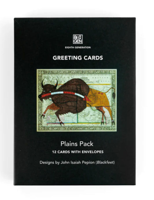 Eighth Generation Plains Greeting Cards