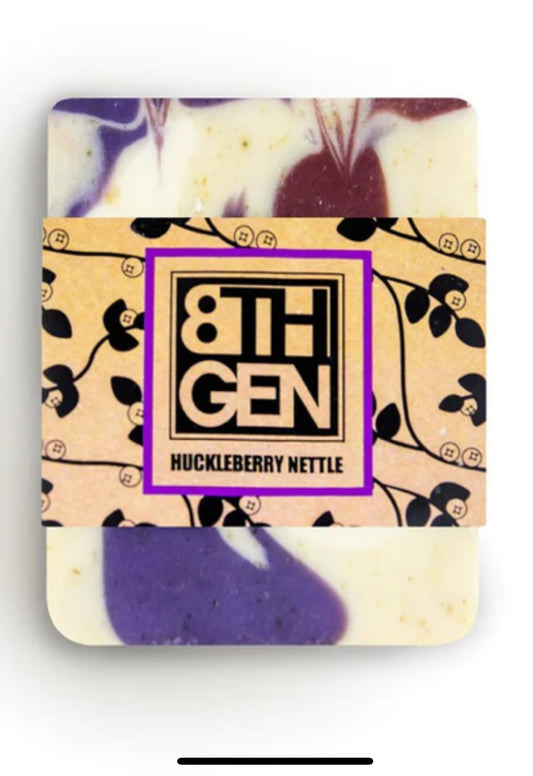Eighth Generation Huckleberry Nettle Handcrafted Soap