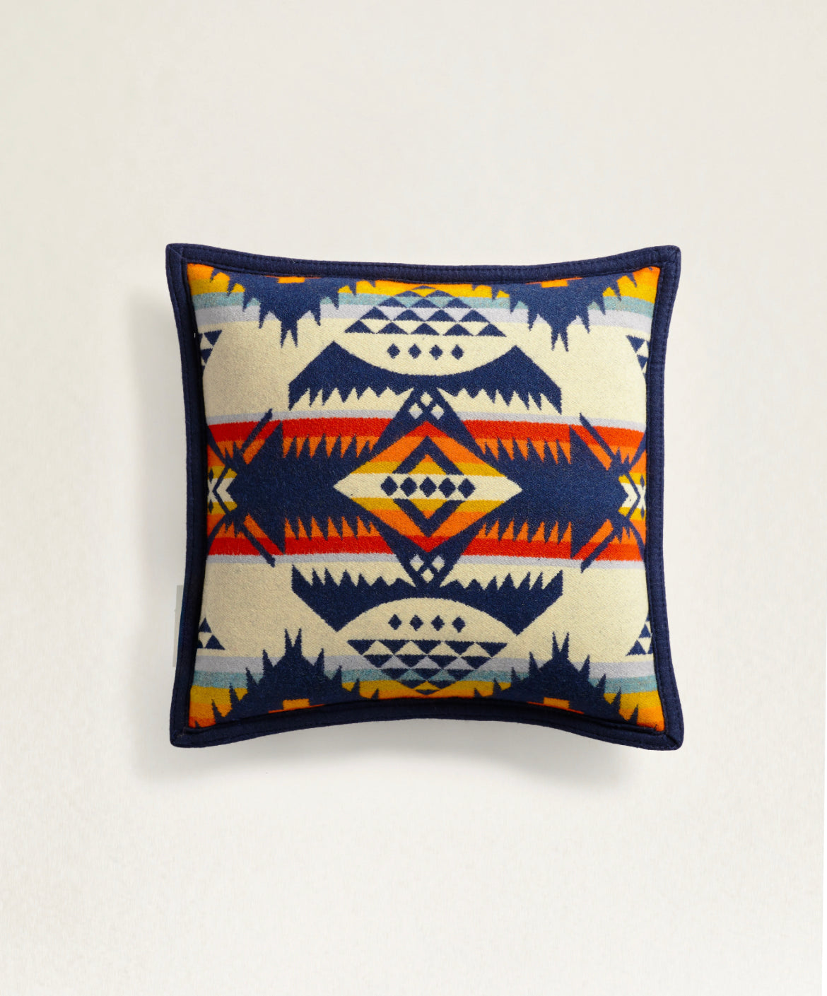 Pendleton Jaquard Pillow; Nehalem Navy