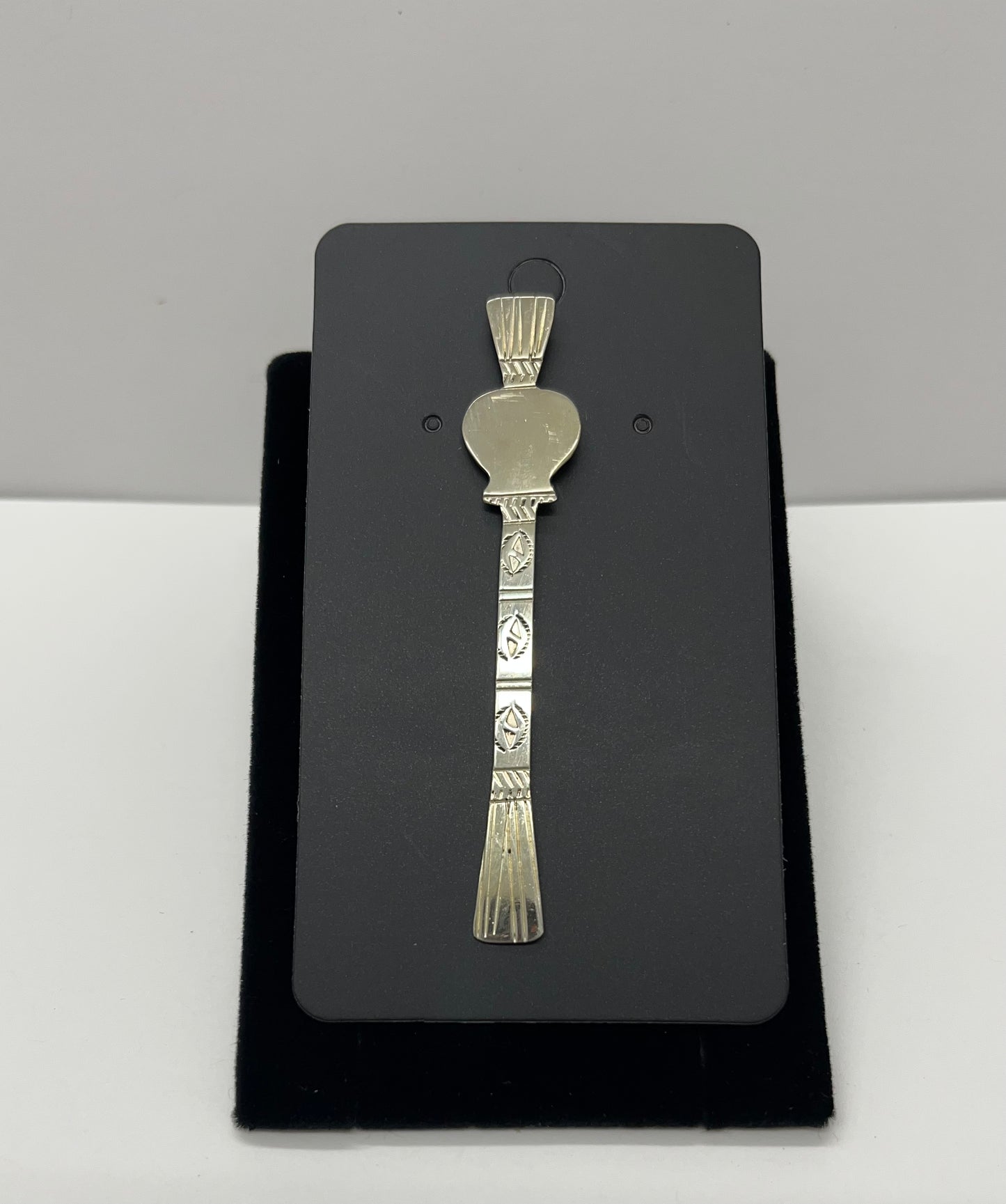 Gourd Hatpin; German Silver