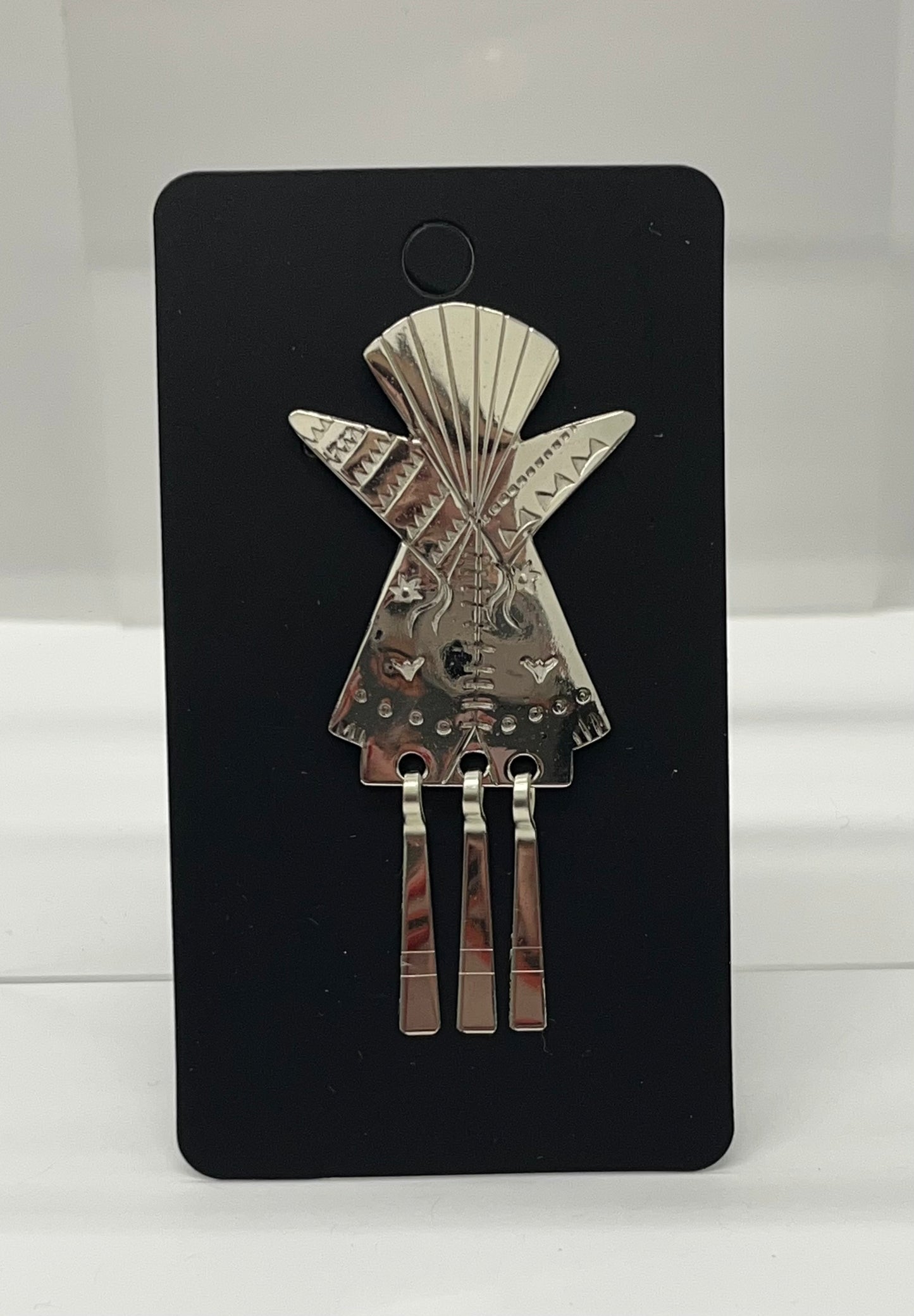German Silver Tipi Hat Pin