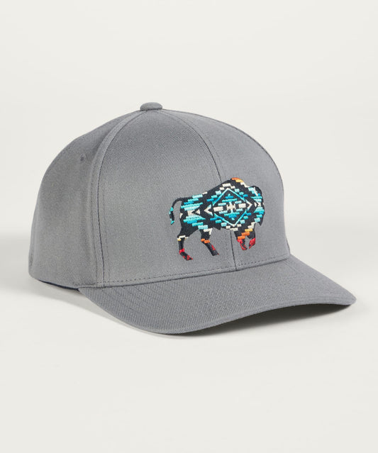 Pendleton Embroidered Bison Hat;   Charcoal