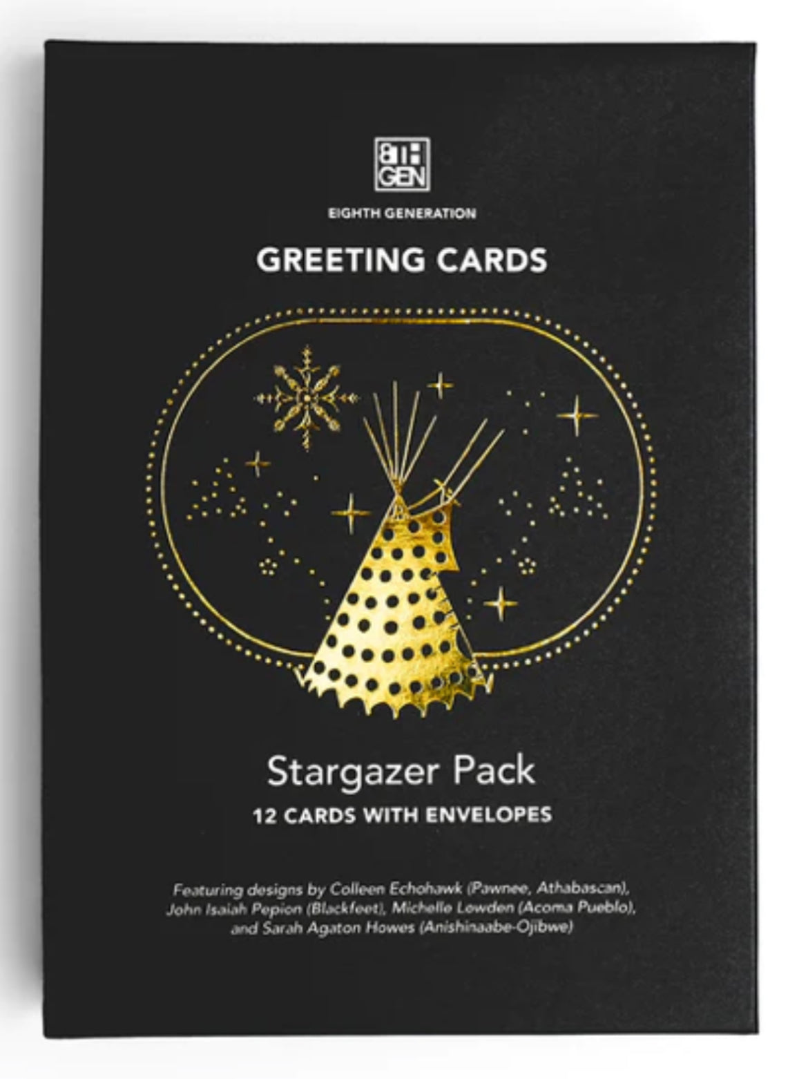 Eighth Generation Stargazer Greeting Cards 12 pack