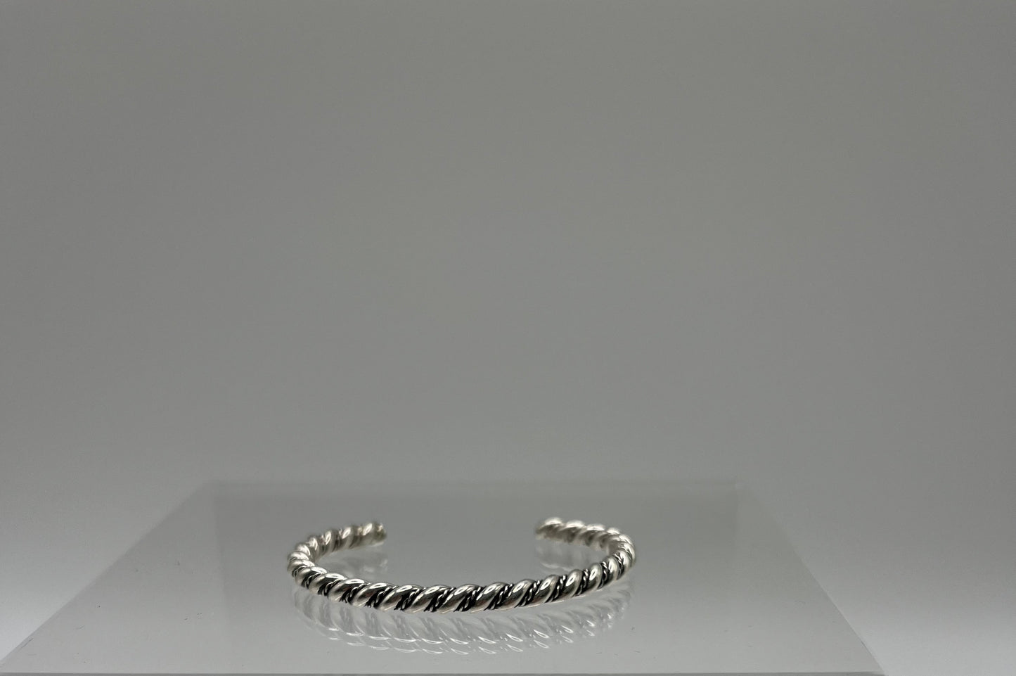 Rope Design Sterling Silver Baby Bracelet