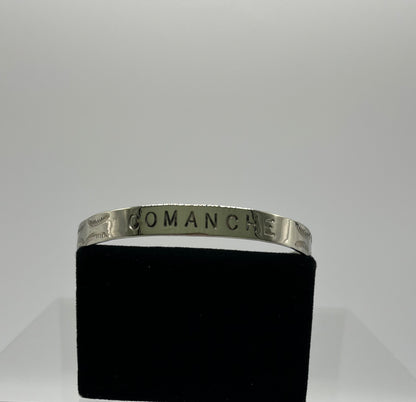 German Silver Tribe Name Bracelet