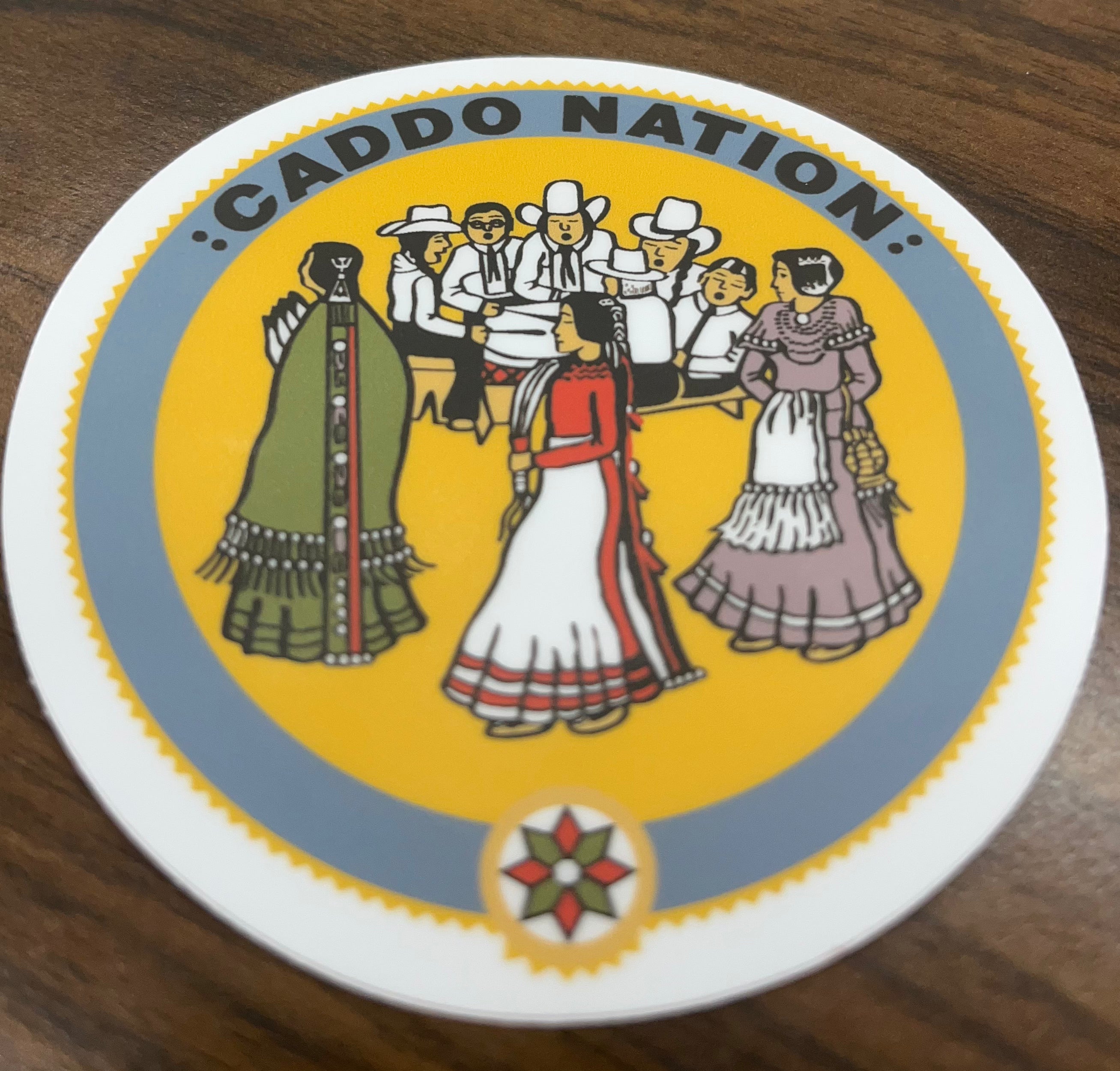 Caddo Nation sticker color – McKees’s Indian Store