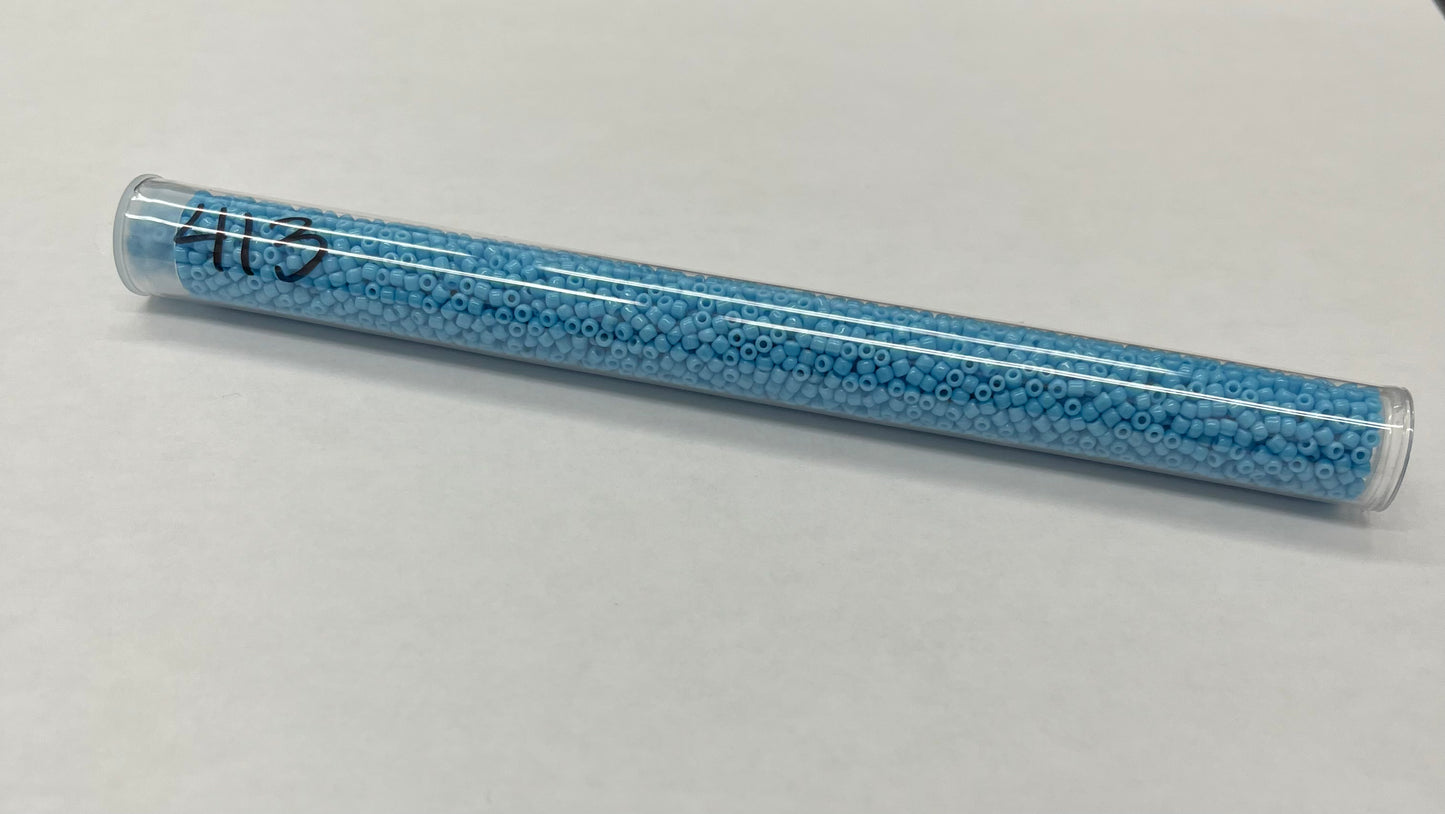 11 Seed Beads #413 Sky Blue