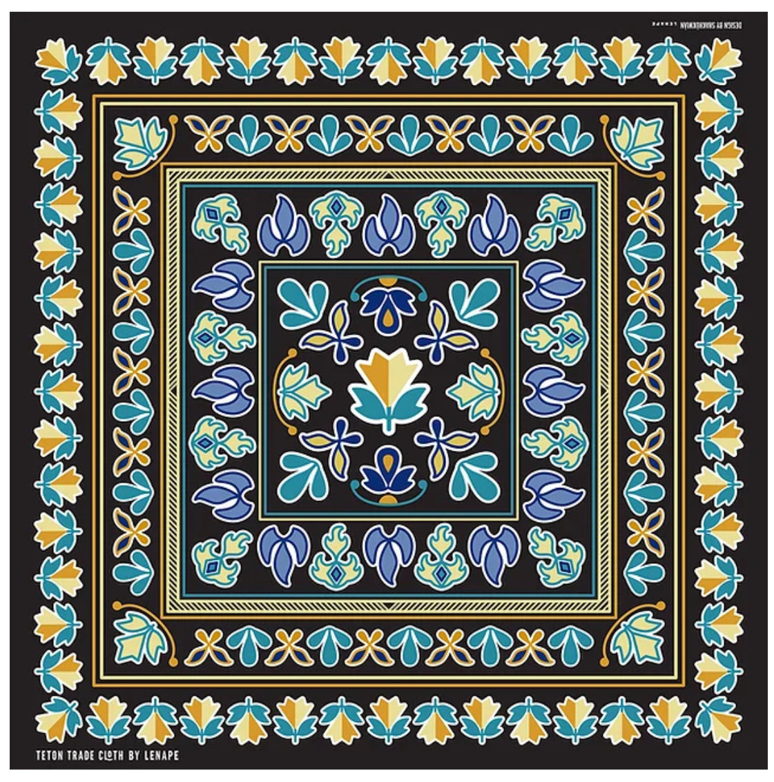 Teton Lenape Floral Bandana